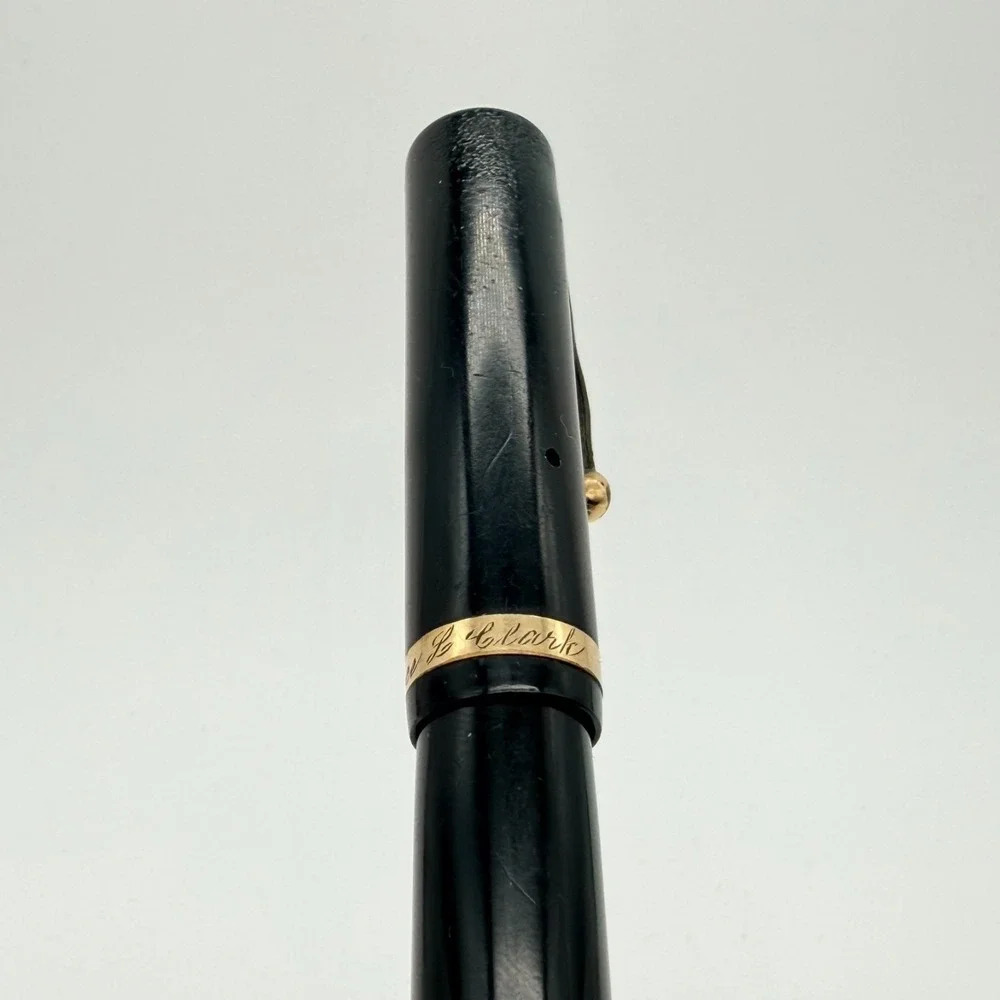 Sheaffer Lifetime Balance Fountain Pen Black Gold 14K Nib Serialized 304672